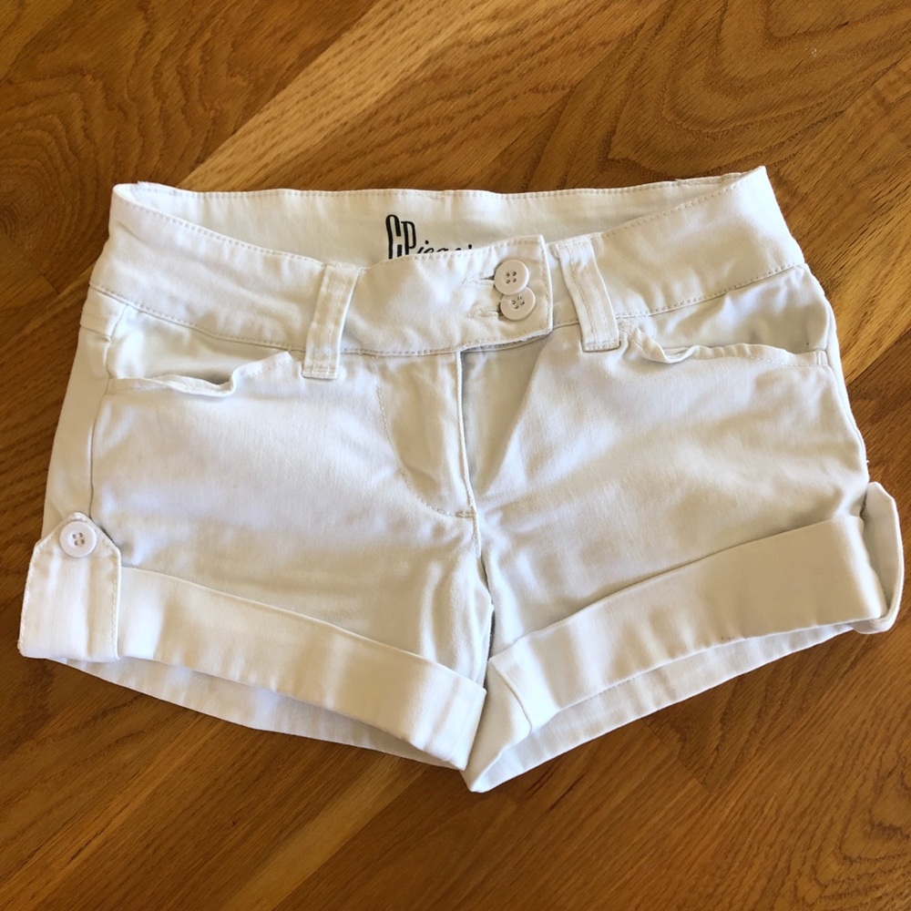 White Shorts Size 1